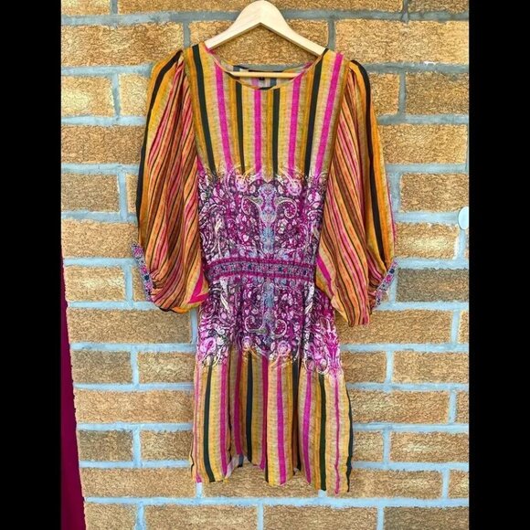Anthropologie Tanvi Kedia Sunglass Boho Dress size small - Picture 2 of 15